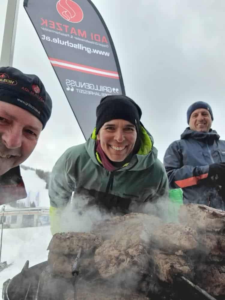 Fleisch am Grill in Hinterstoder