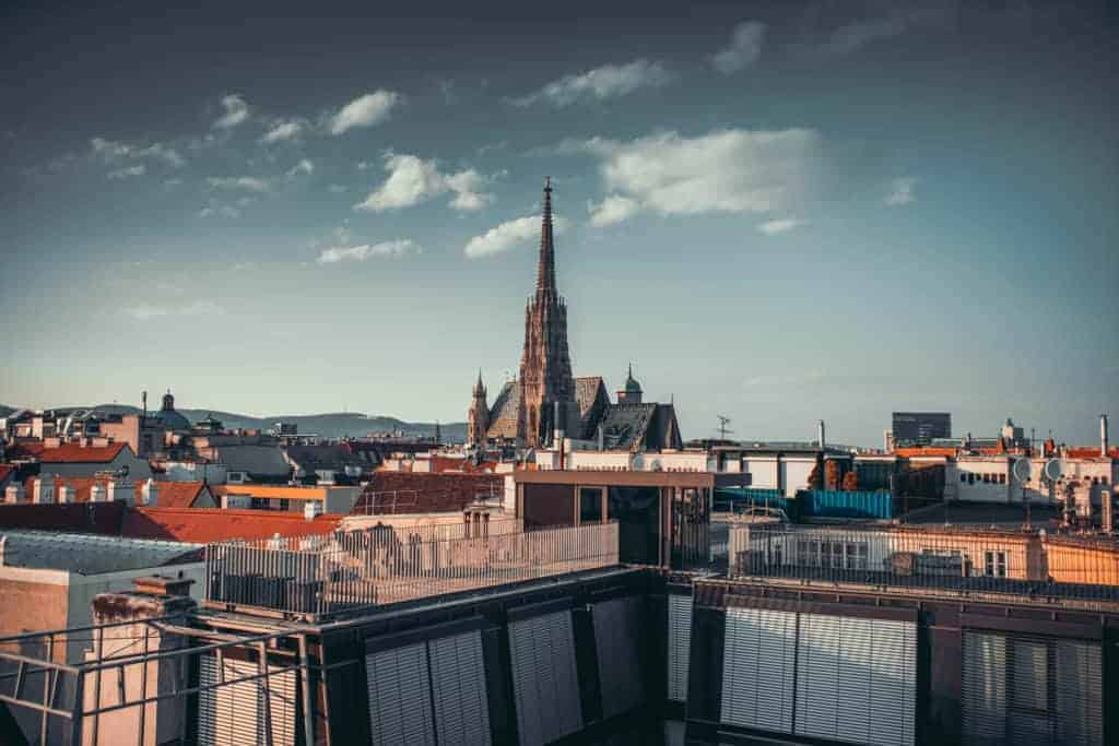 Skyline Wien mit Stephansdom
