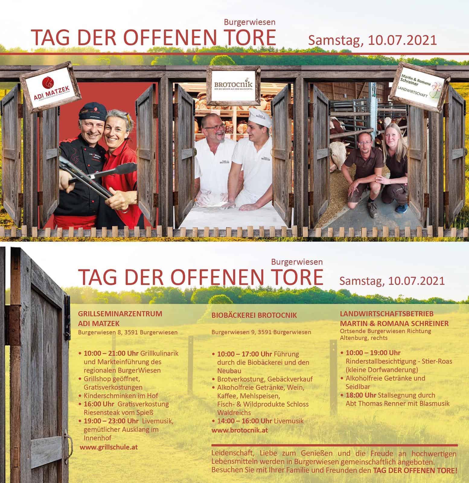 Eroeffnung-Burgerwiesen Eröffnung