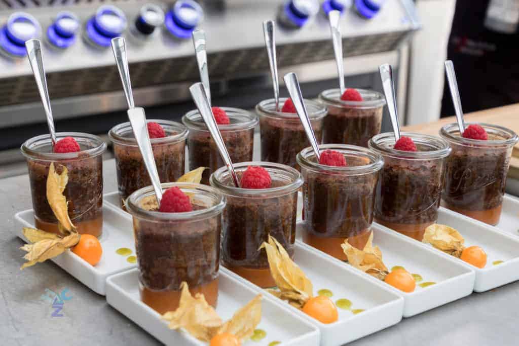 Adi Matzek Grillschule Grill Dessert Schoko Marillenfruchtmark