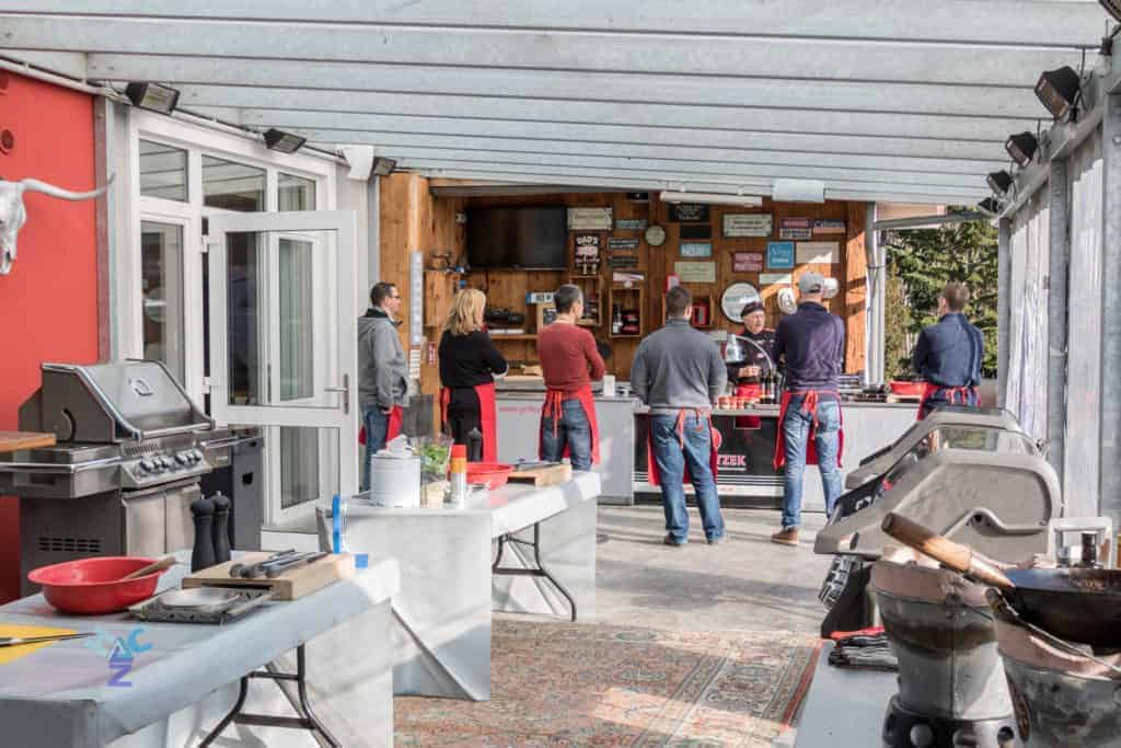 Adi Matzek Grillschule mit Grillworkshop Teilnehmergruppe