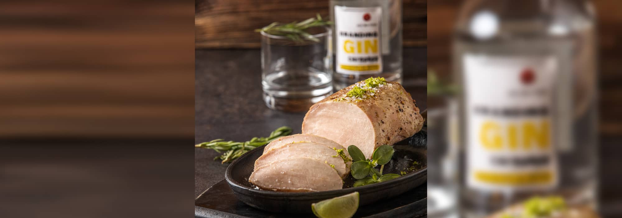 Kareerose mit Branding Gin citropepp