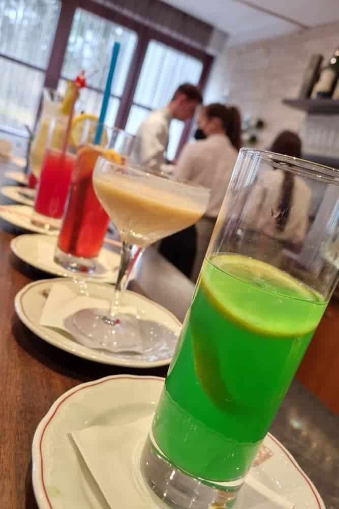 Bunte Cocktails der Berufsschule Geras
