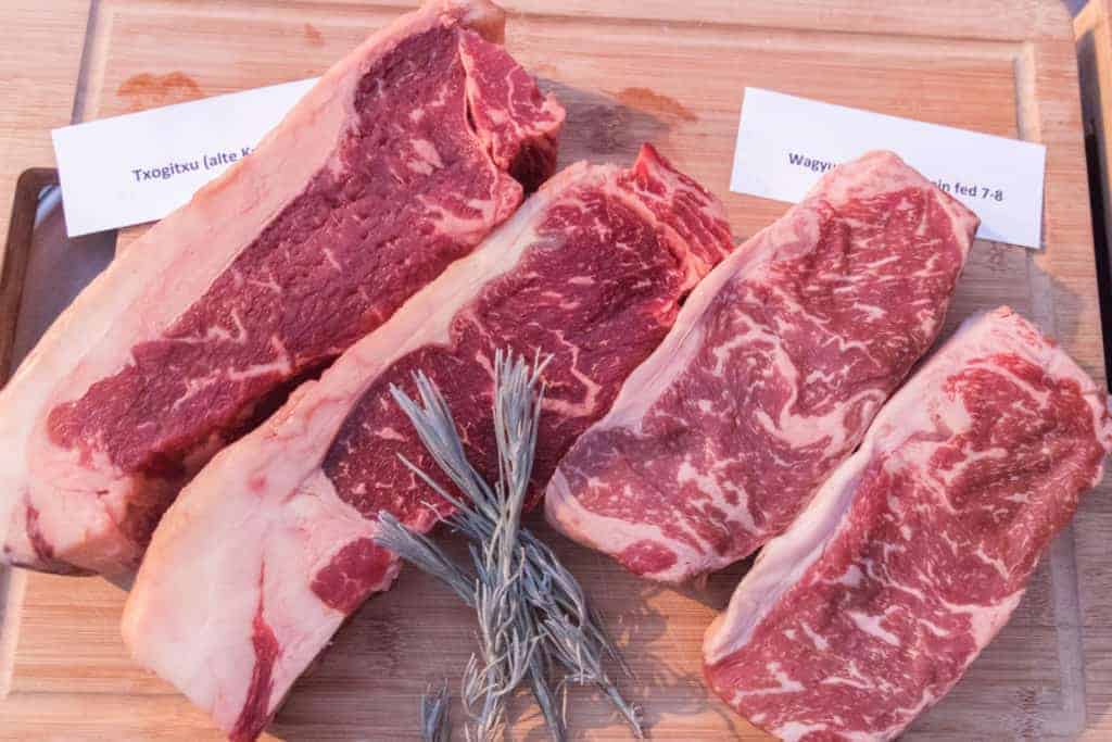 Adi Matzek Grillschule Steak Tasting Steaks Beiried