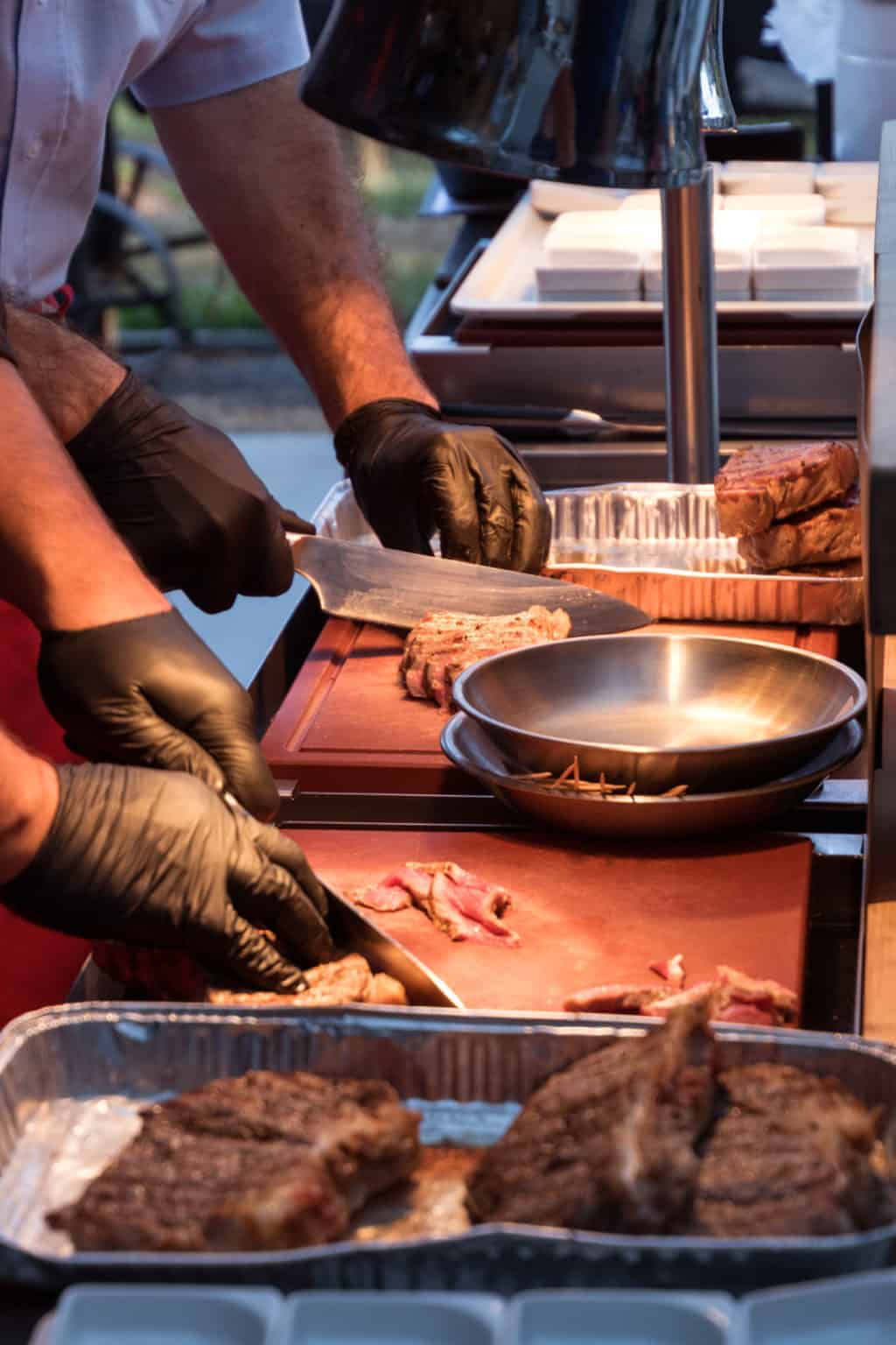 Adi Matzek Grillschule Steak Tasting Kostproben