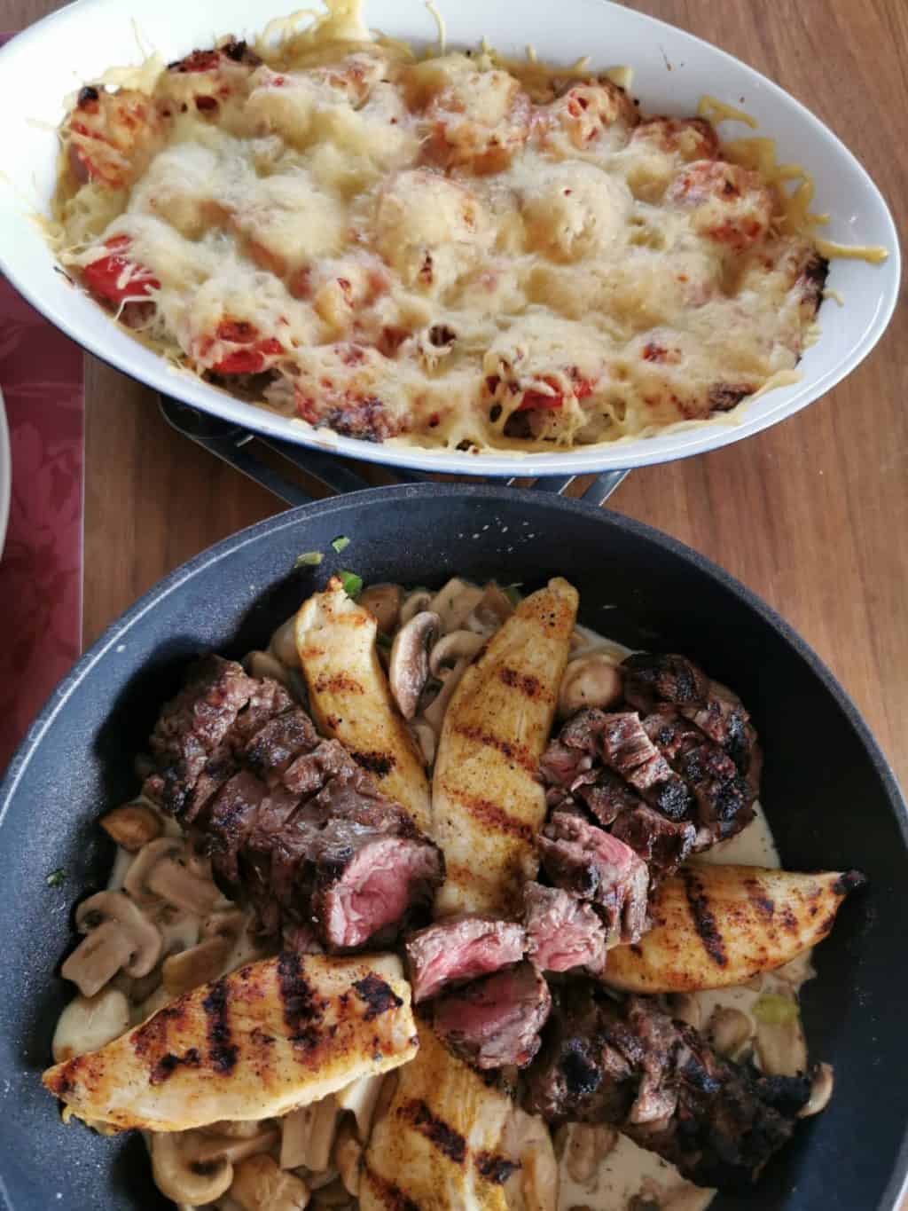 24. Tag Zweierlei Filet grillen Corona Tagebuch Bild 7