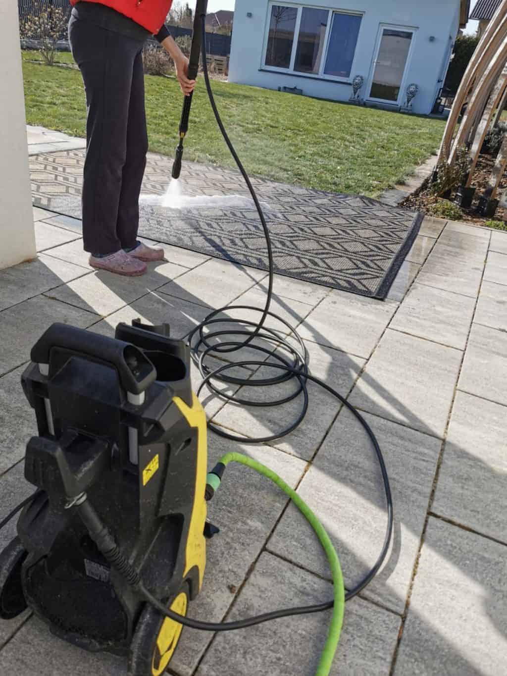 27. Tag Terrasse reinigen Corona Tagebuch Bild 1