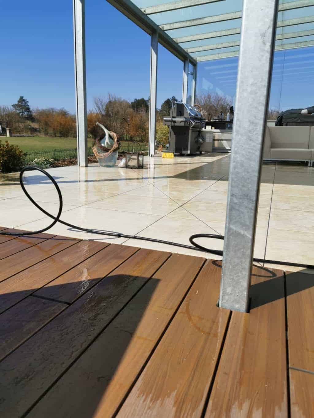 27. Tag Terrasse reinigen Corona Tagebuch Bild 6