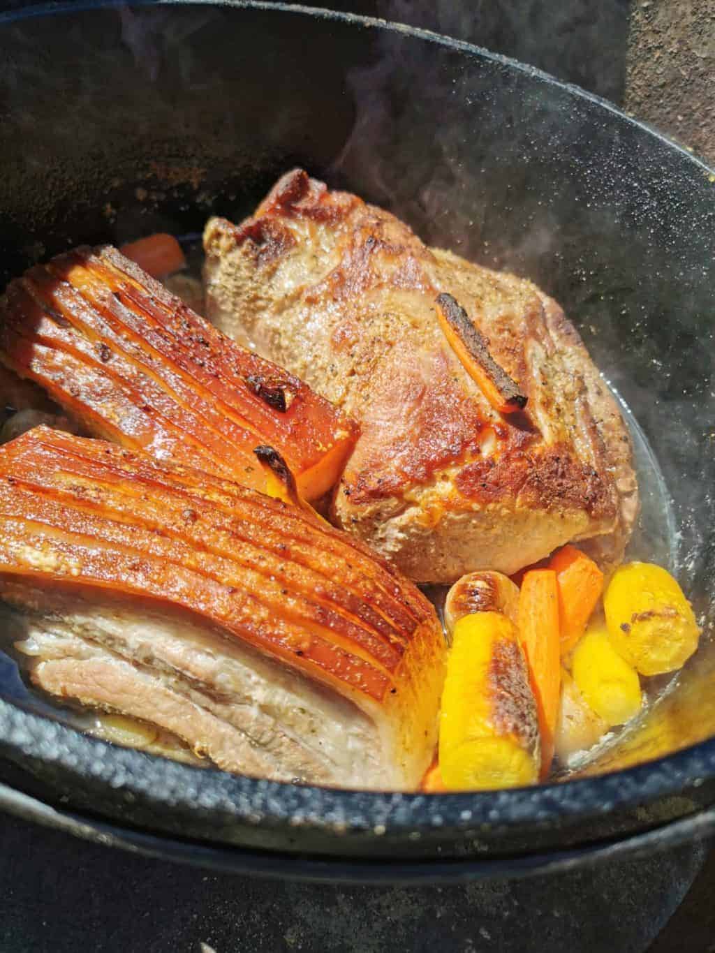52. Tag Dutch Oven Schweinsbraten Corona Tagebuch Bild 3