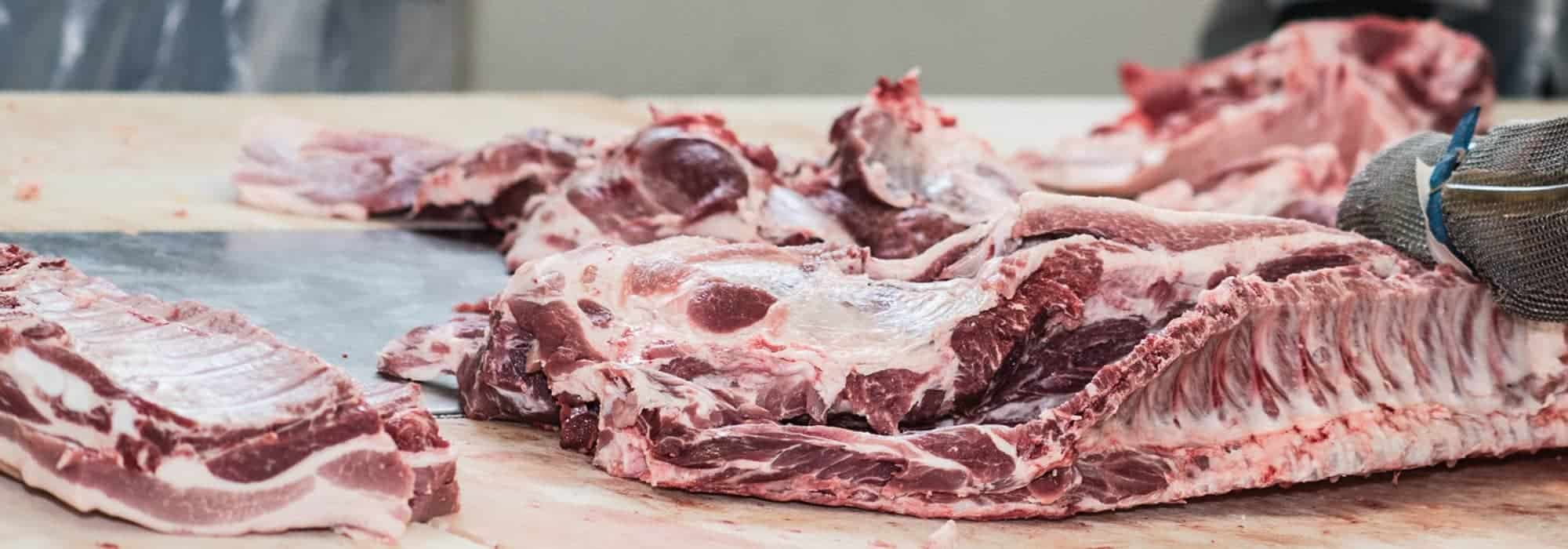 Zerlegeseminar Schweine Rippen