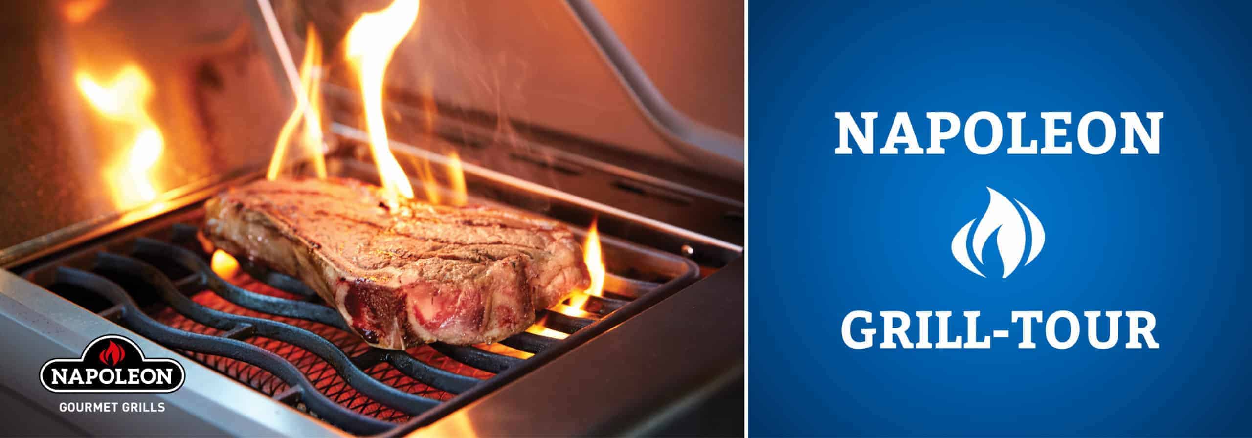Napoleon Grill tour banner logo